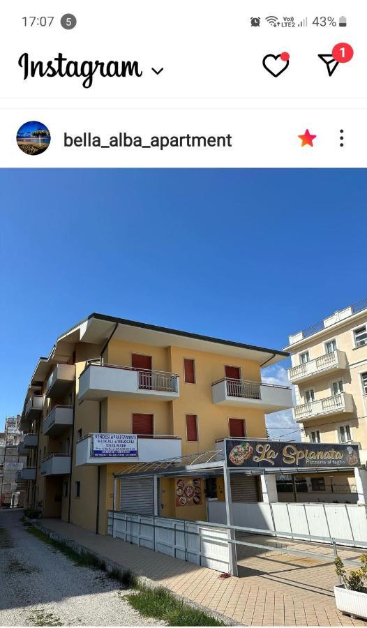 אלבה אדריאטיקה Bella Alba Apartment On The Beach מראה חיצוני תמונה